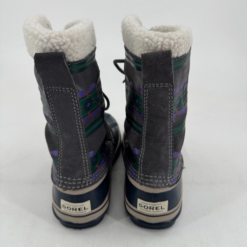 Sorel Snow Winter Duck Boots WOMENS Gray Lined Lace Up NL1715-035 SIZE 6 - Picture 5 of 7